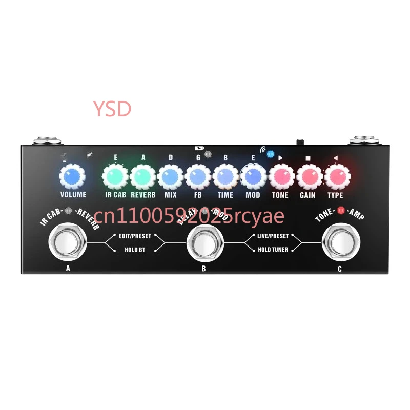 Audio Music Effect - Multifunctional Electric Guitar Combined Effect Pedal,