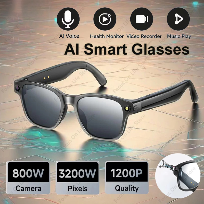 Audio Music To Video Ai - AI Smart Glasses 8 Million Camera