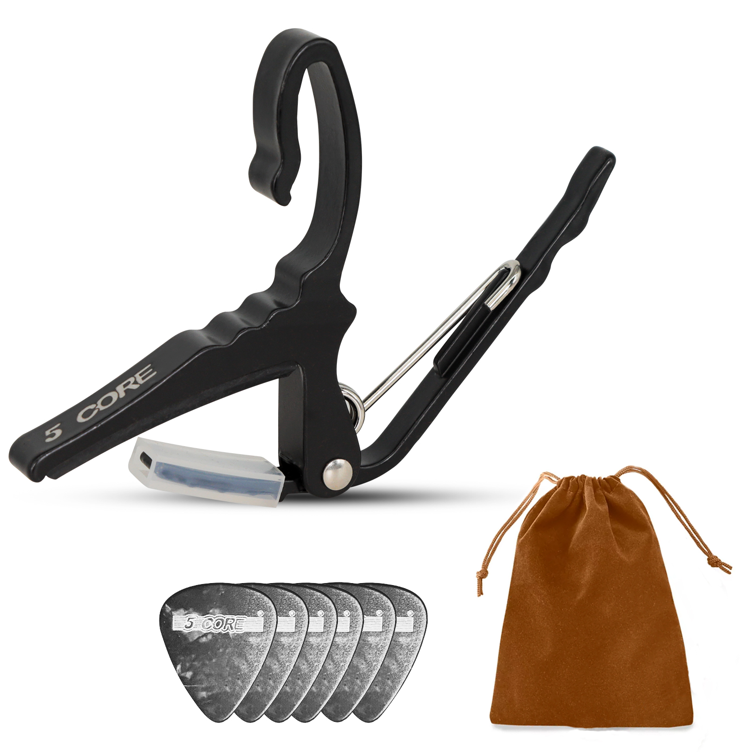 Guitar Capo Clip - 5 Core Guitar Capo Quick Change