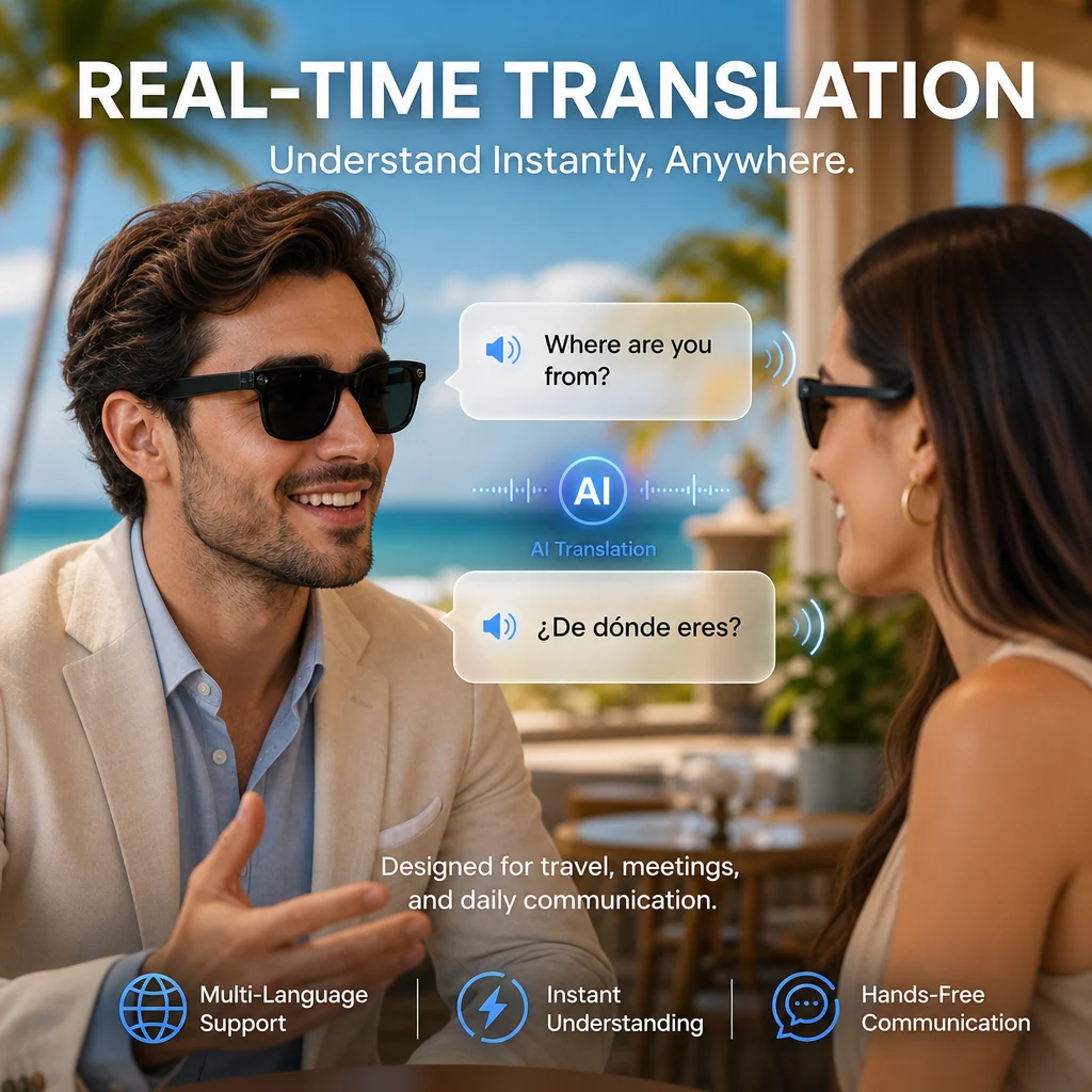 2026 New AI camera glasses 8MP - đánh giá và giá Audio Music To Video Ai