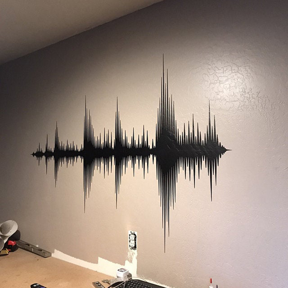 Âm Thanh Sóng Decal Dán Tường  - đánh giá và giá Audio Music Remover