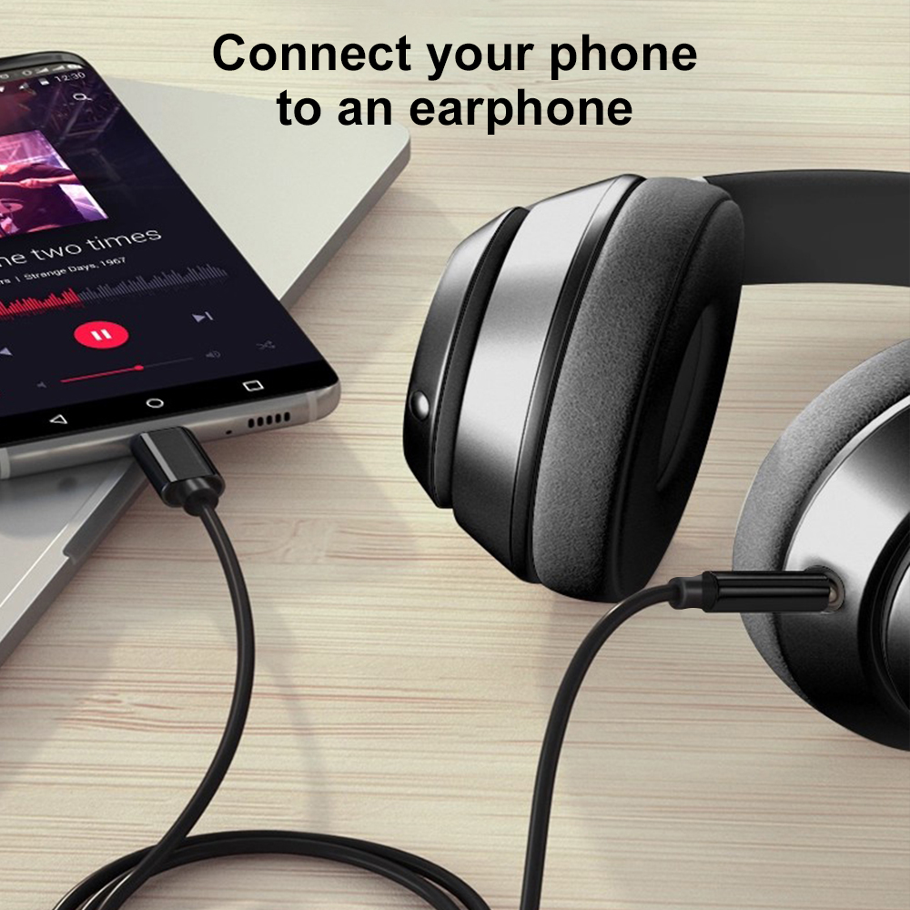Type-C to 3.5mm AUX Audio Cabl - đánh giá và giá Audio Music Effect