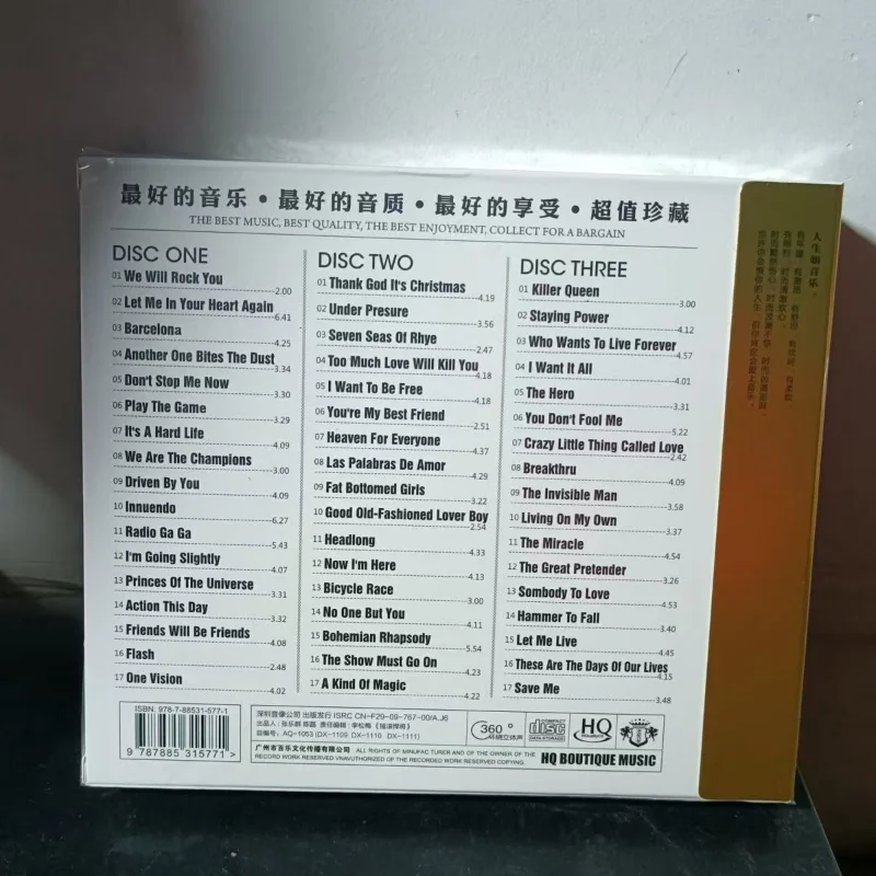 3CD Rock Music Collection of F - đánh giá và giá Audio Music Lollipop
