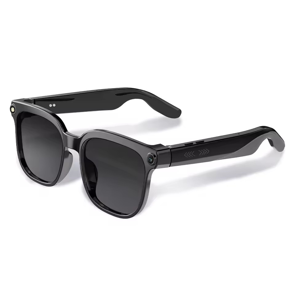 M02S AI Smart Glasses 8MP Came - đánh giá và giá Audio Music To Video Ai