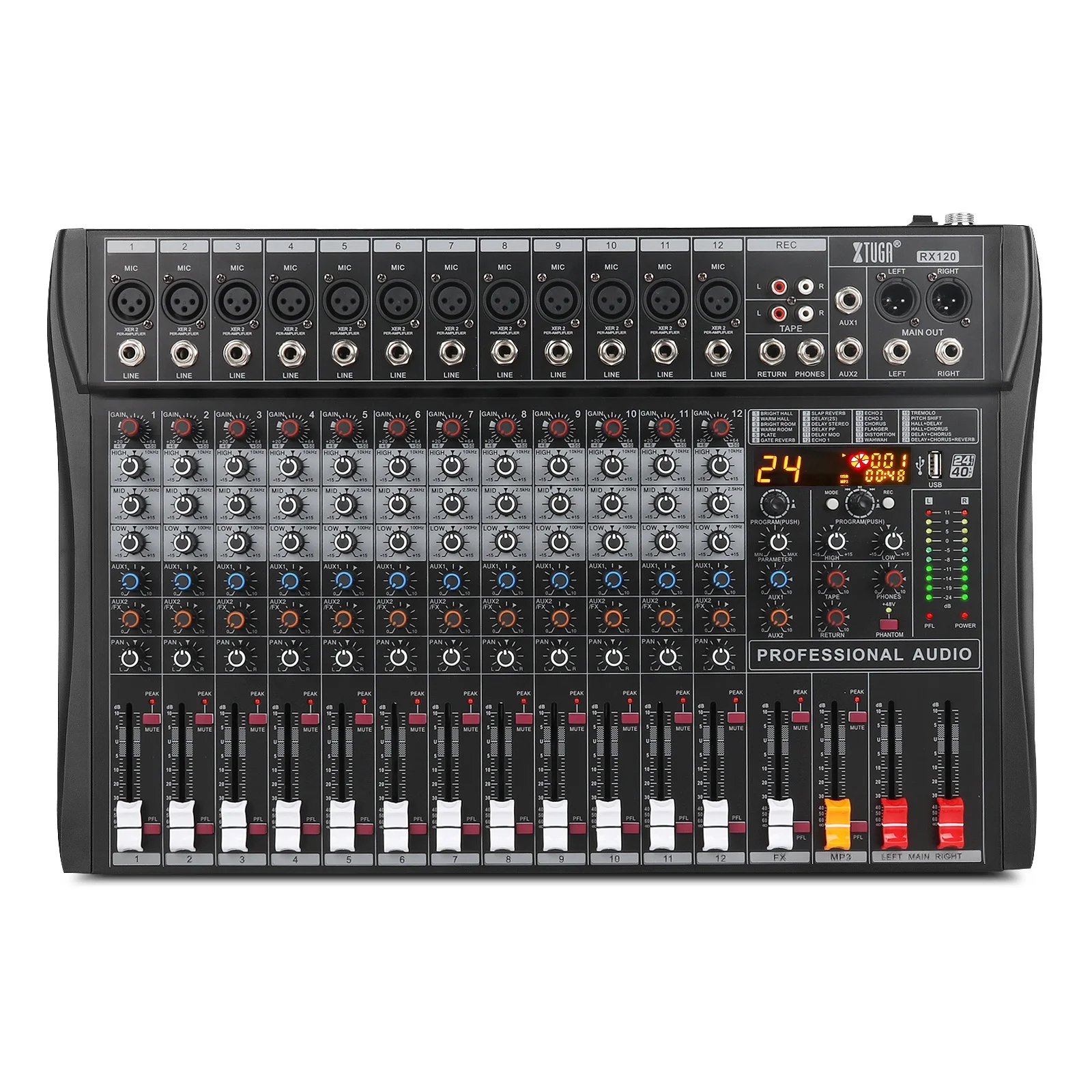 16 Channel Professional Audio  - đánh giá và giá Audio Music Effect