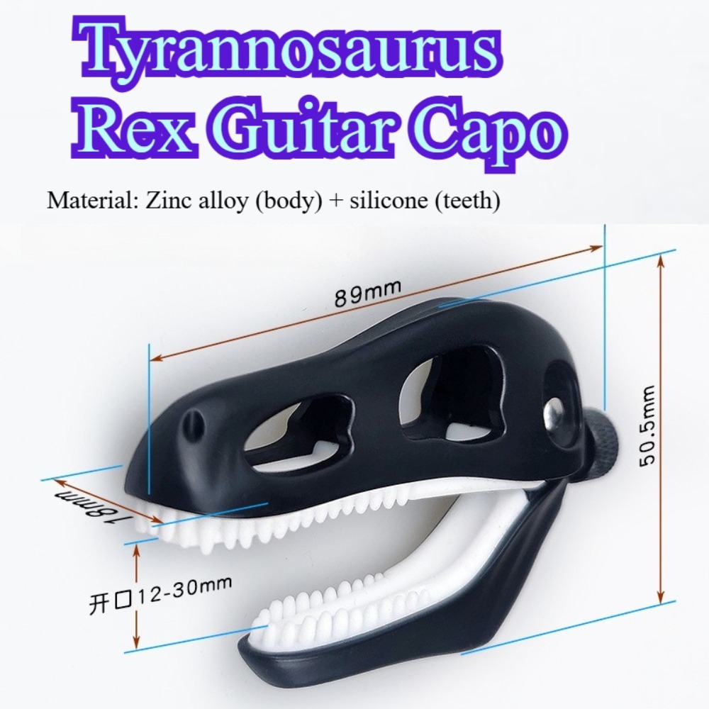 Zinc Alloy T-Rex Shaped Guitar - đánh giá và giá Guitar Capo Clip