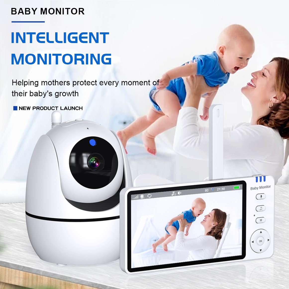 5 Inch Video Baby Monitor 2.4G - đánh giá và giá Audio Music Network