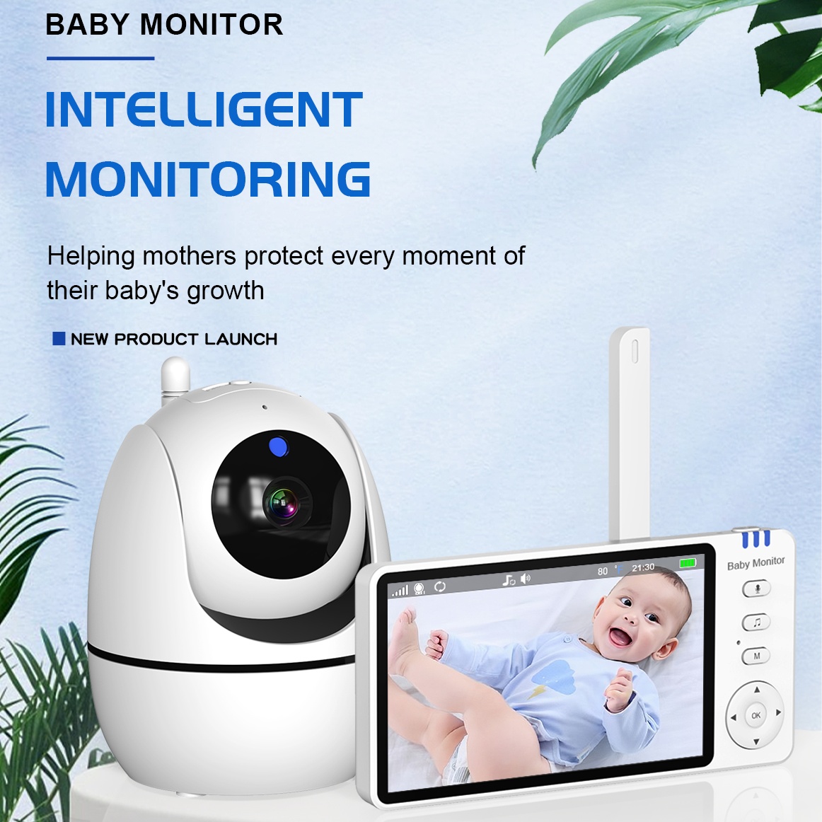 5 Inch Video Baby Monitor 2.4G - đánh giá và giá Audio Music Network
