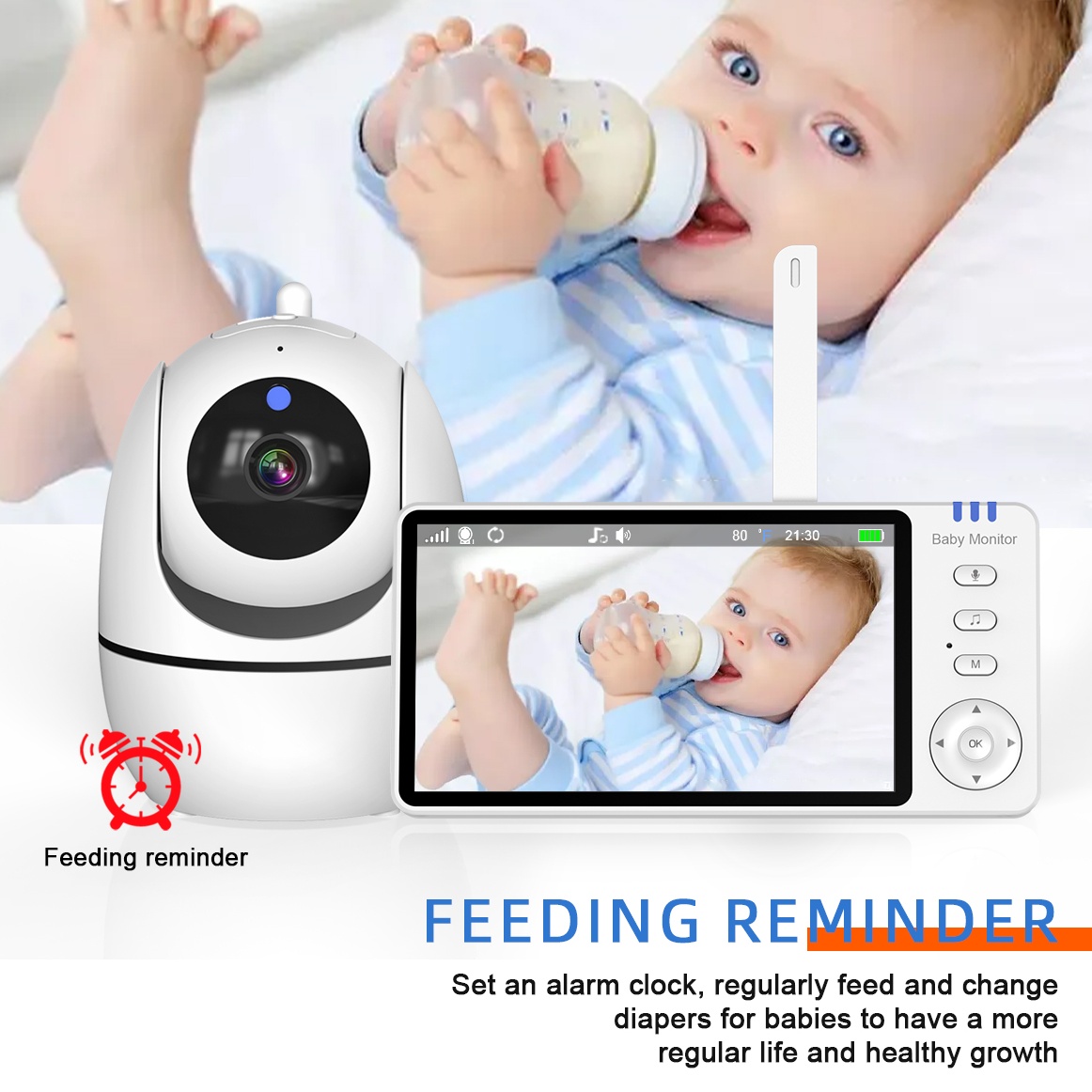 5 Inch Video Baby Monitor 2.4G - đánh giá và giá Audio Music Network