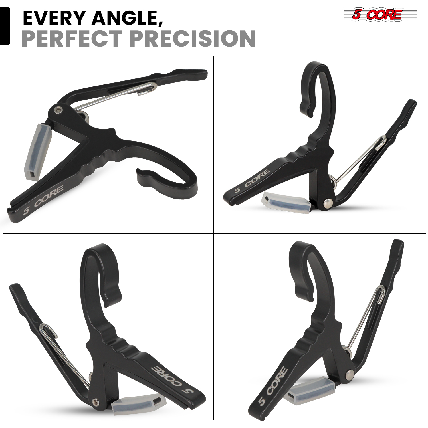 5 Core Guitar Capo Quick Chang - đánh giá và giá Guitar Capo Clip